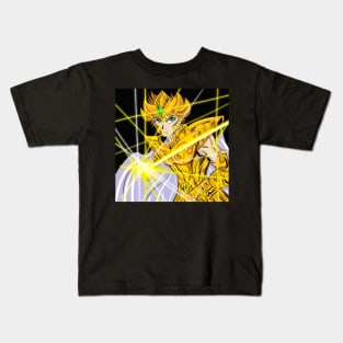 aioria the gold saint of leo in saint seiya Kids T-Shirt